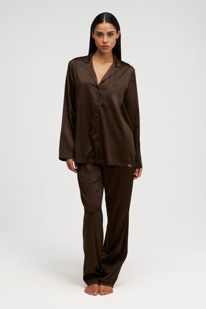 Long Premium Silk PJ Set