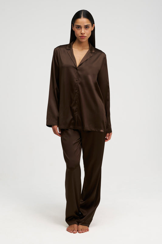 Long Premium Silk PJ Set